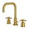 Kingston Brass FSC8933DX Concord Widespread Bathroom Faucet W/ Brass Pop-Up, Brass FSC8933DX - alternate 1